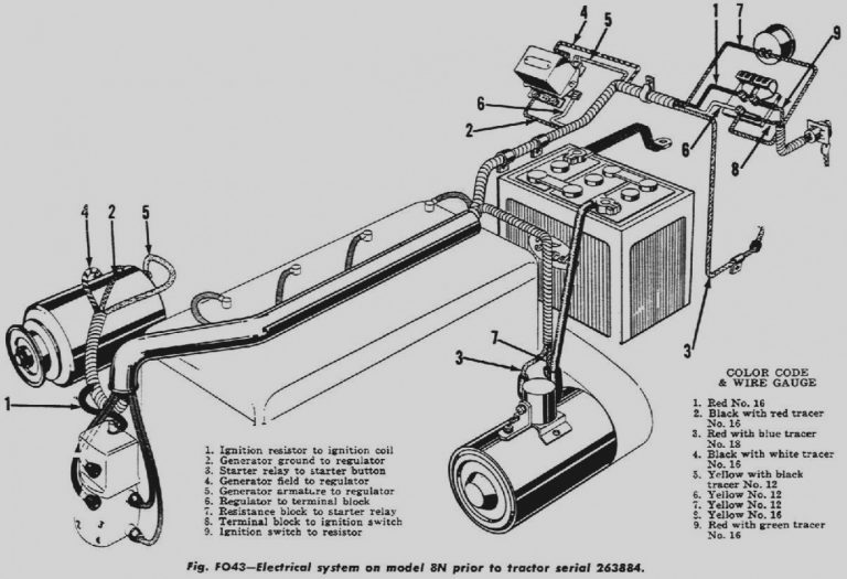 Ford 8N Wiring Diagram 12 Volt | Manual E-Books - Ford 8N 12 Volt