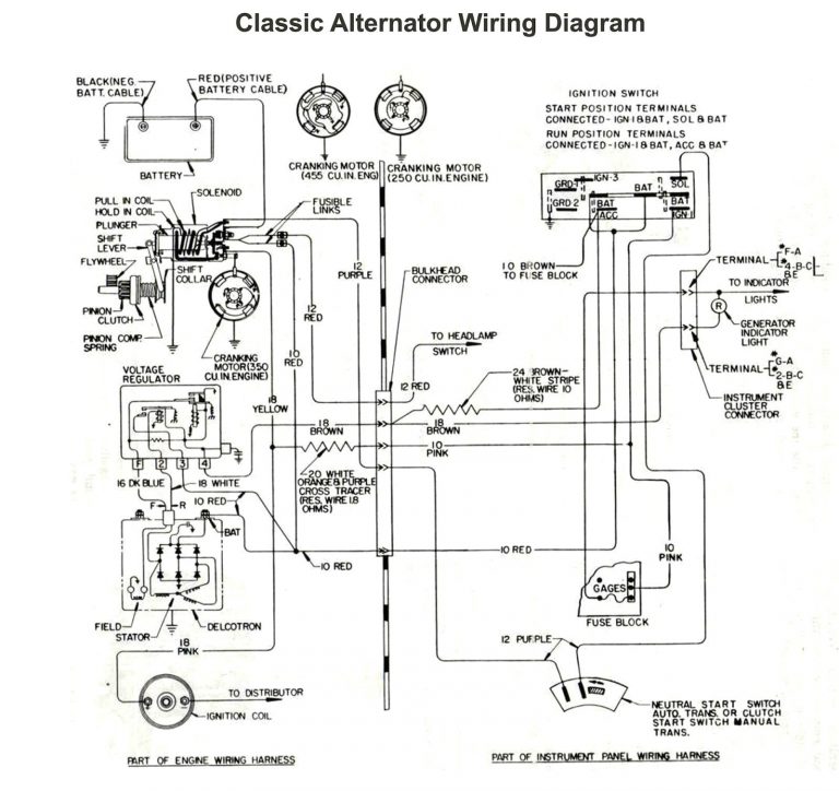 Ford Alternator Wiring Diagram Internal Regulator Inspirational - Ford