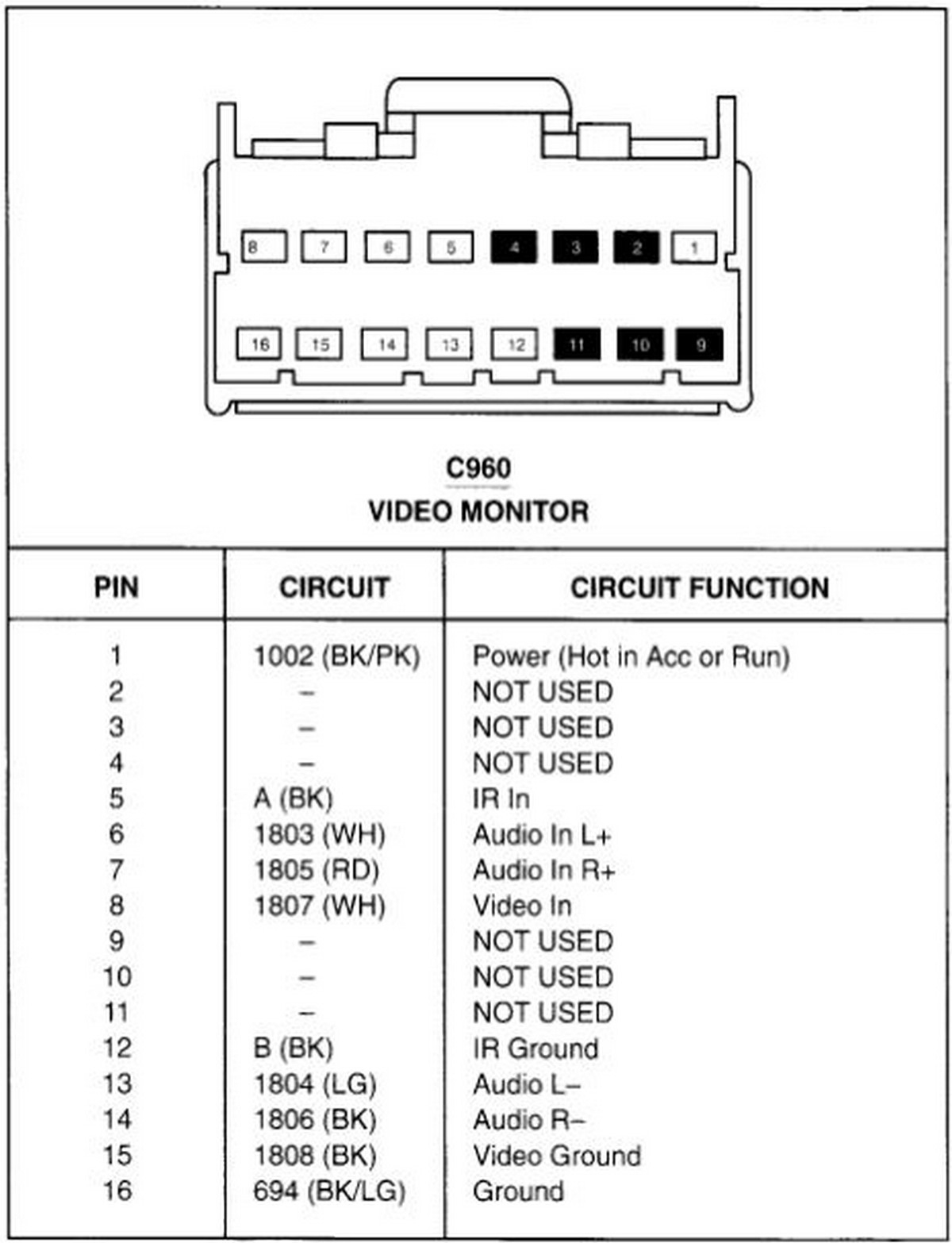 Ford Car Radio Stereo Audio Wiring Diagram Autoradio Connector Wire - Ford Radio Wiring Diagram