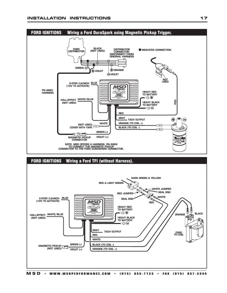Ford Duraspark To Msd Ignition Wiring Diagram | Wiring Library