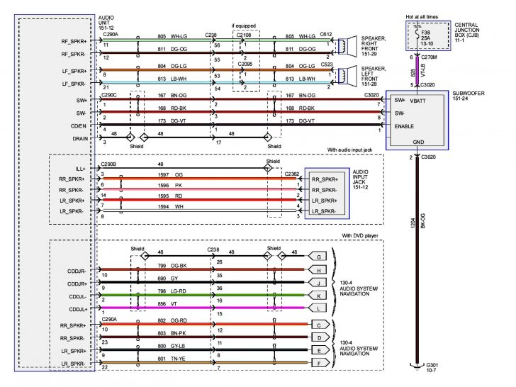 Ford Explorer Stereo Wiring | Manual E-Books - Chevy 4 Wire Alternator