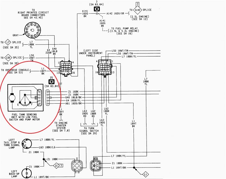 Ford F 150 Fuel Gauge Wiring Diagram Wiring Diagram Data Fuel Gauge Sending Unit Wiring