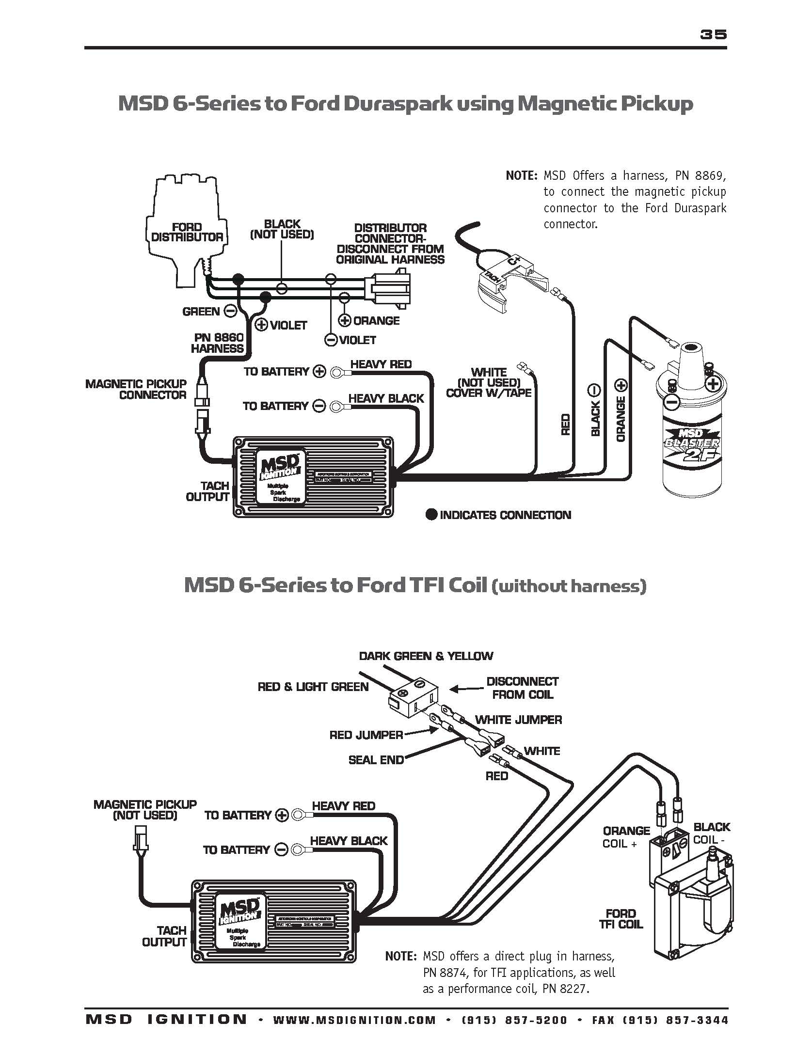 Ford Msd Ignition Wiring Diagram 6 - Data Wiring Diagram Today - Msd 6Al Wiring Diagram Ford