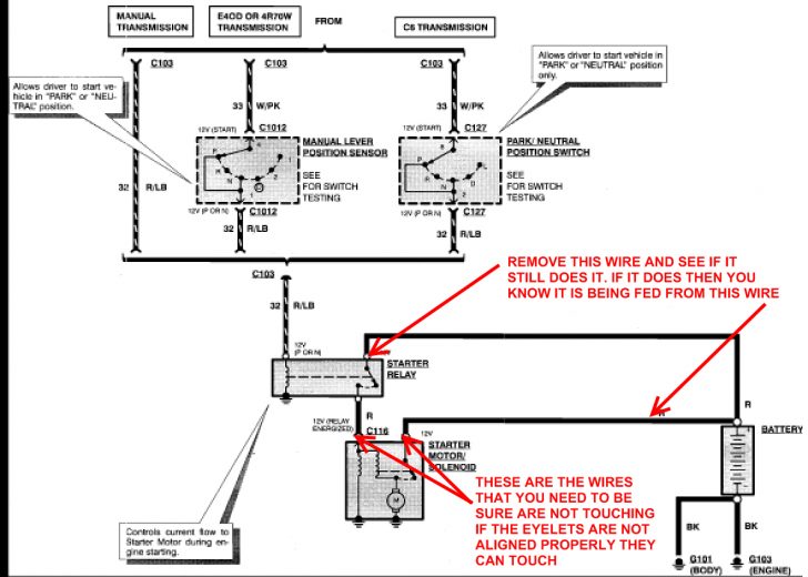 Starter Solenoid Wiring Diagram Ford