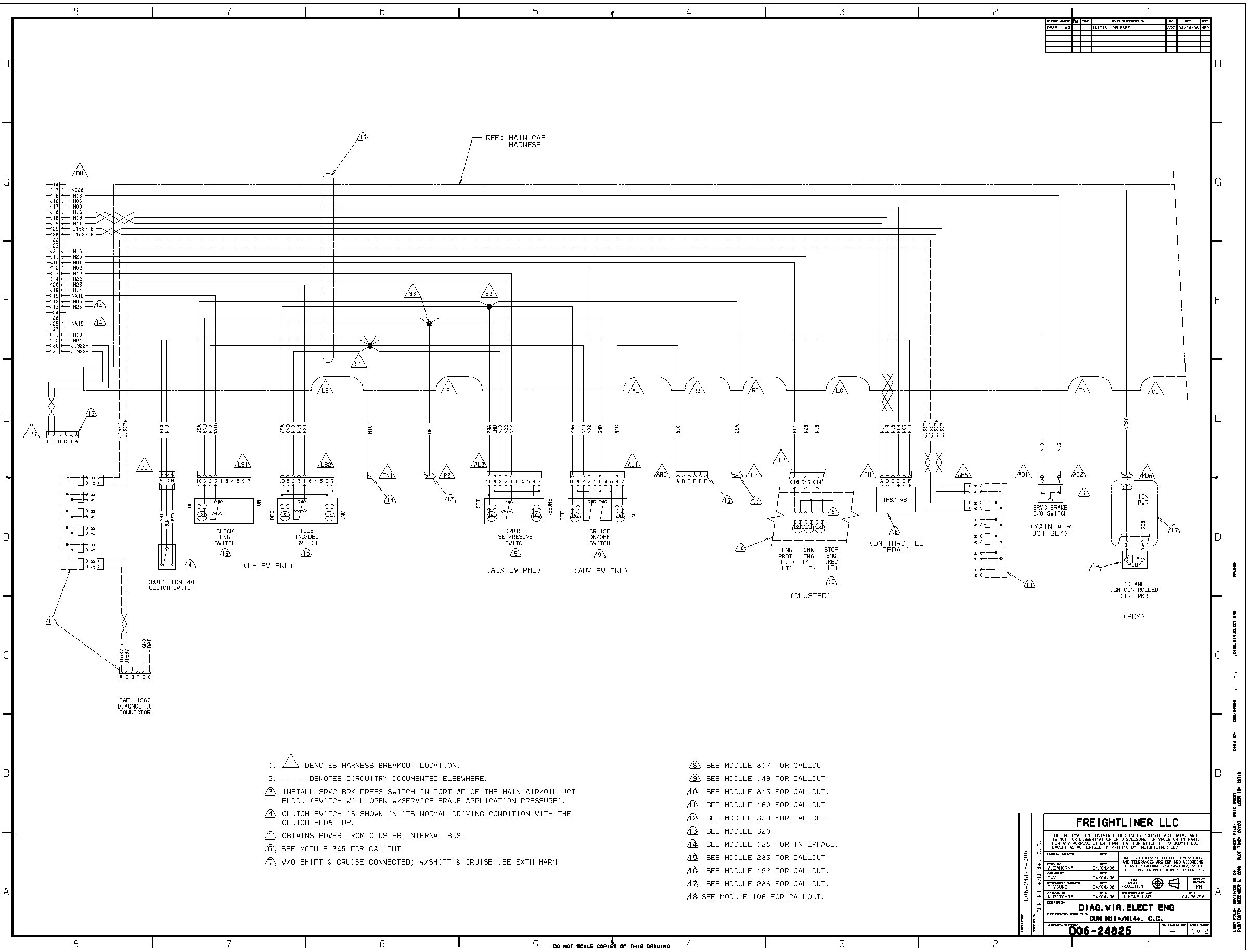 Freightliner Wiring Diagrams Free | Manual E-Books - Peterbilt Wiring Diagram Free