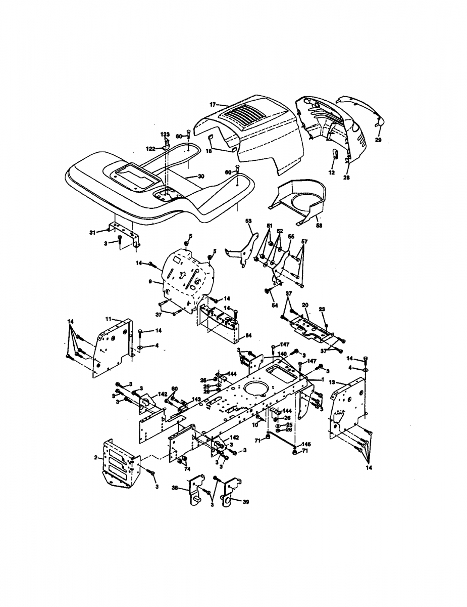 Fs5500 Craftsman Tractor Wiring Diagram | Wiring Library - Craftsman Lawn Mower Model 917 Wiring Diagram