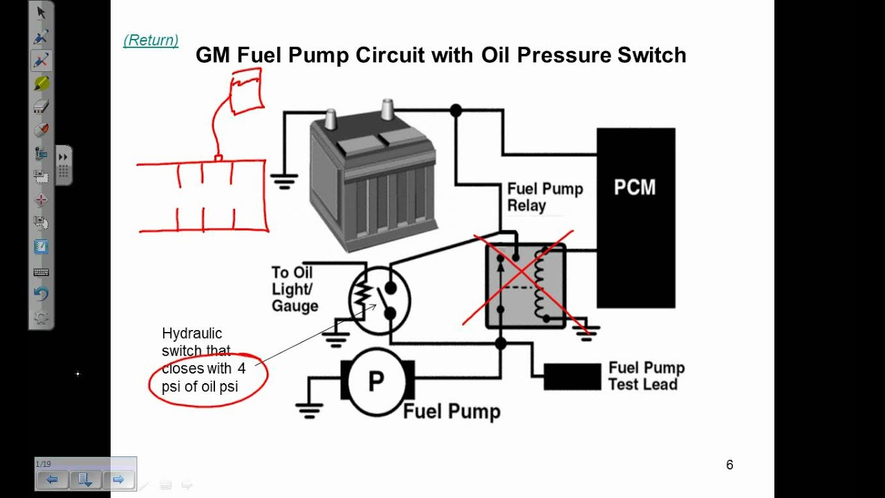 Fuel Pump Electrical Circuits Description And Operation - Youtube - Fuel Pump Wiring Diagram