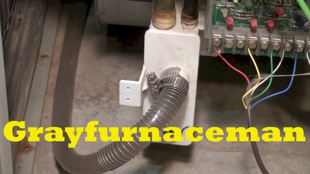 Furnace Condensate Drain Cleaning - Youtube - Goodman Furnace Wiring Diagram