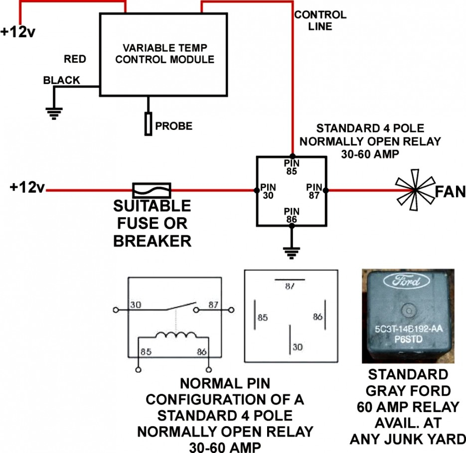 Relay Wiring Diagram 4 Pin Diagram Wiring Diagram For 4.