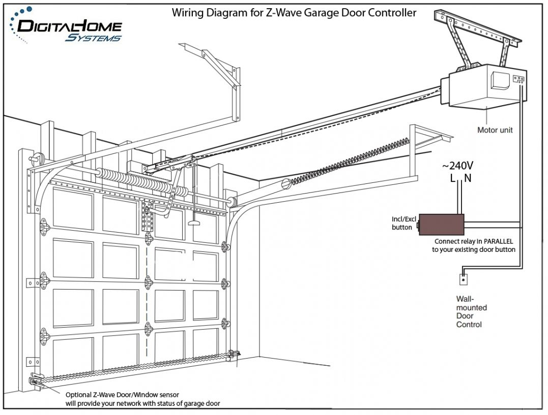 Garage Door Opener Wiring Diagrams | Manual E-Books - Garage Door Opener Wiring Diagram