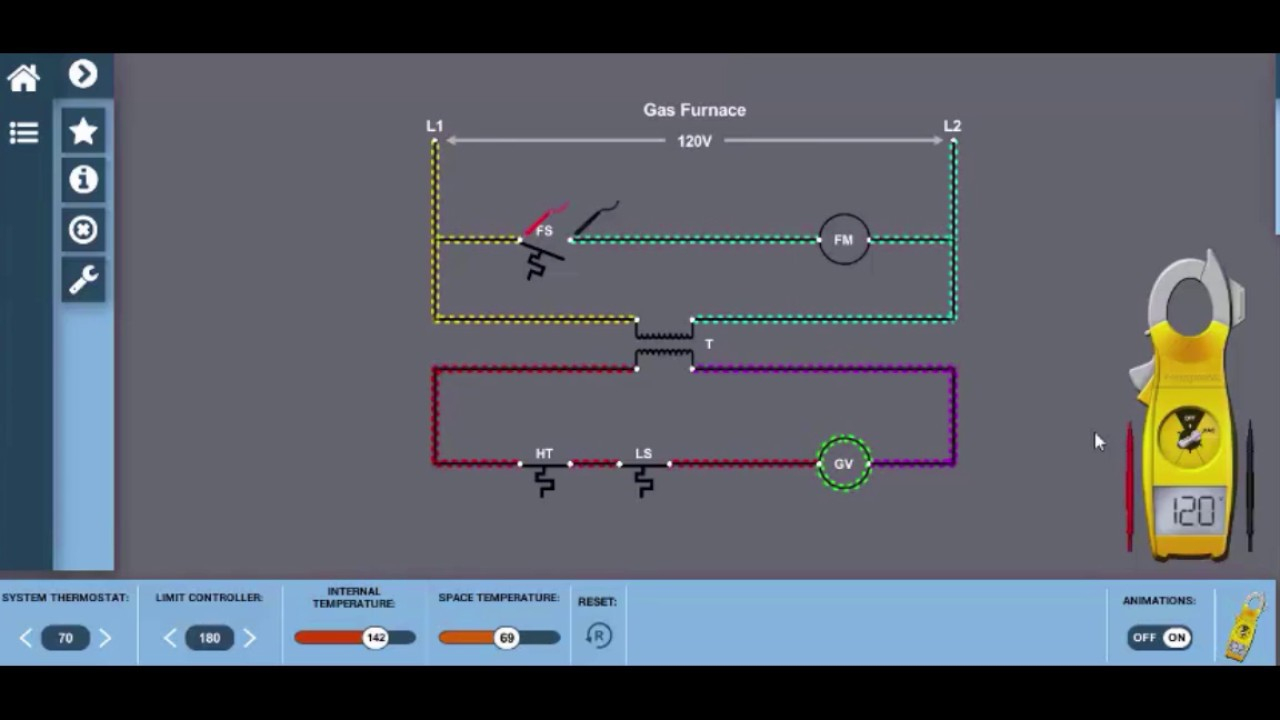 Gas Furnace Wiring Diagram Electricity For Hvac - Youtube - Gas Furnace Wiring Diagram