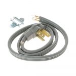 Ge 4 Ft. 3 Prong 40 Amp Electric Range Cord Wx09X10006Ds   The Home   Extension Cord Wiring Diagram
