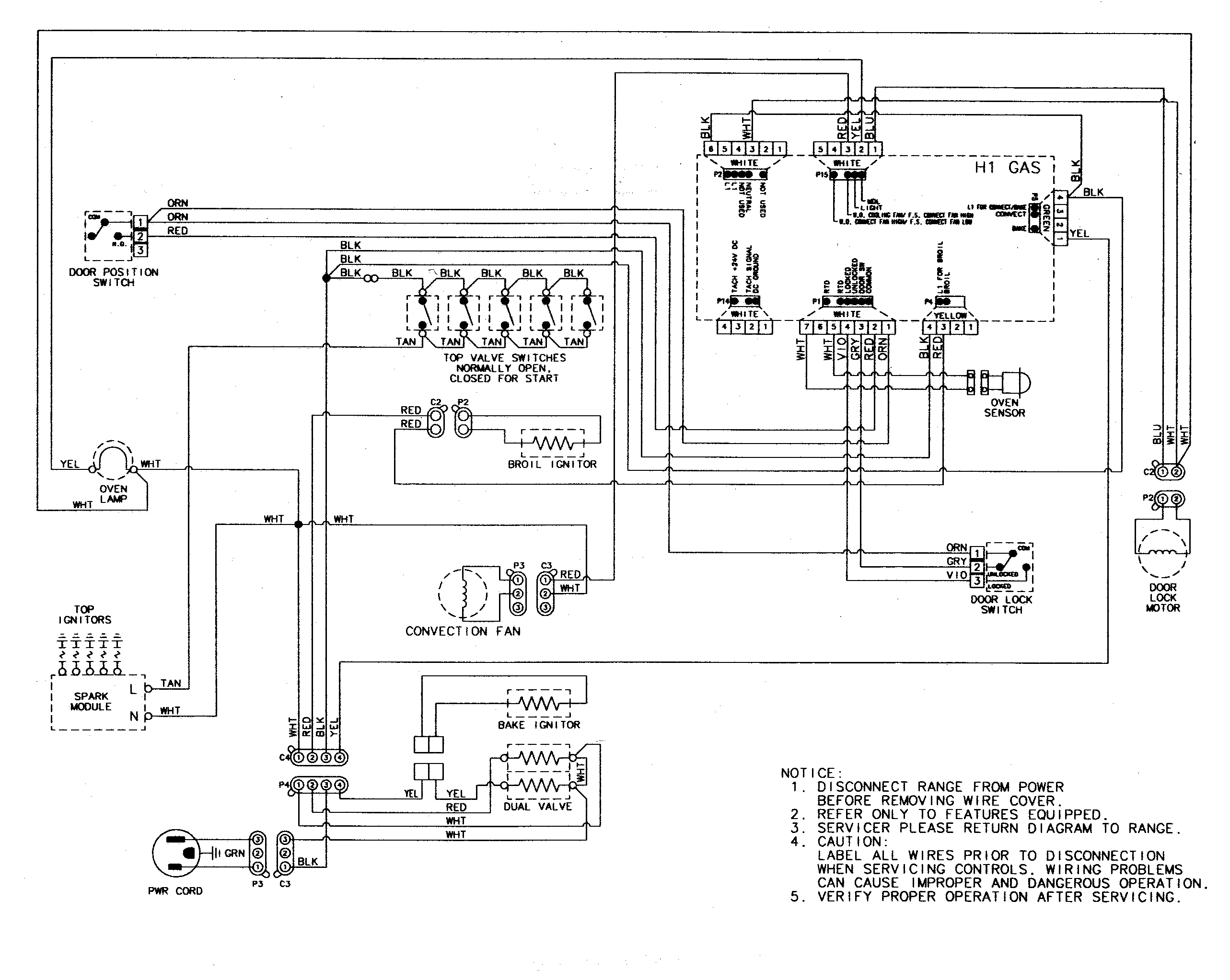 Ge Stove Wiring To Burners - Wiring Diagram Data - Ge Stove Wiring Diagram