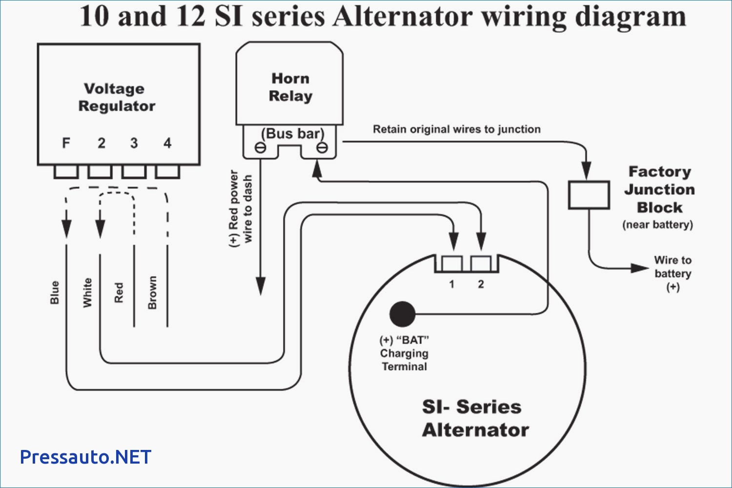 Gm 2 Wire Alternator Wiring Diagram 1 Hook And For Gm Alternator - Gm 2 Wire Alternator Wiring Diagram