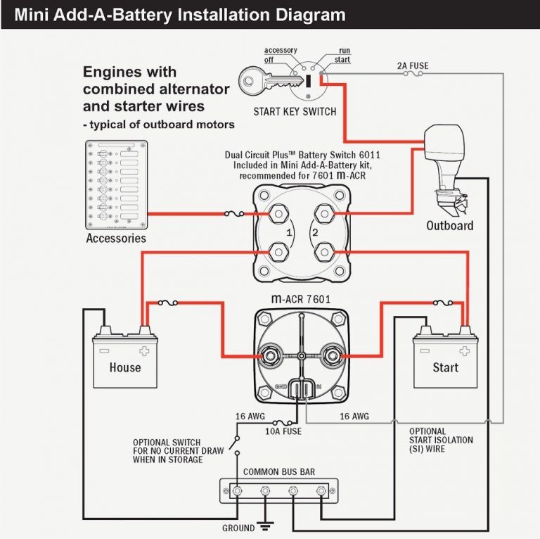 Gm Dual Battery Wiring Kit | Wiring Diagram - Dual Alternator Wiring ...