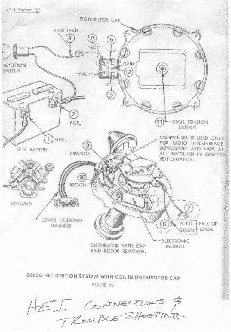 Gm Hei Distributor Wiring Diagrams Schematics At Accel Diagram At - Hei