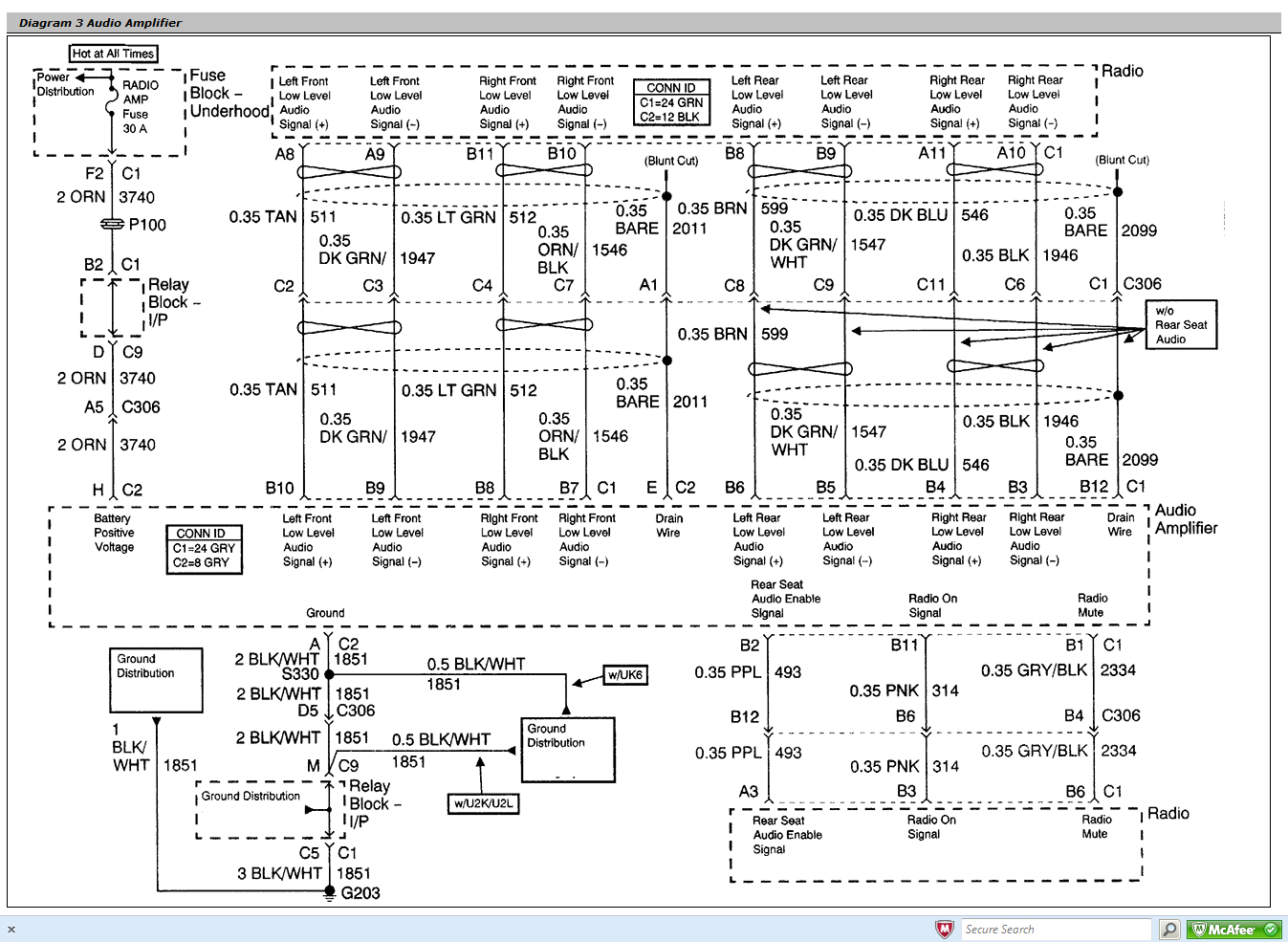 2003 Gmc Yukon Stereo Wiring Diagram | Wiring Diagram