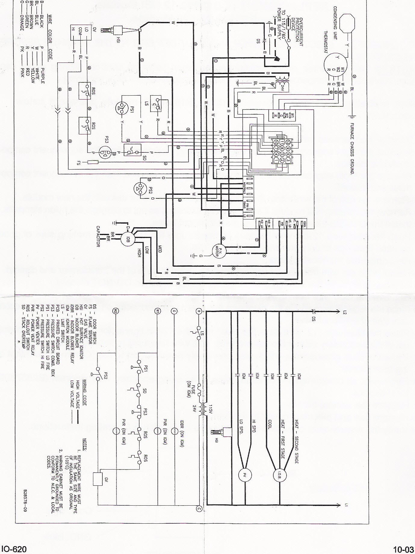 Goodman Package Unit Wiring Diagram | Cadician's Blog