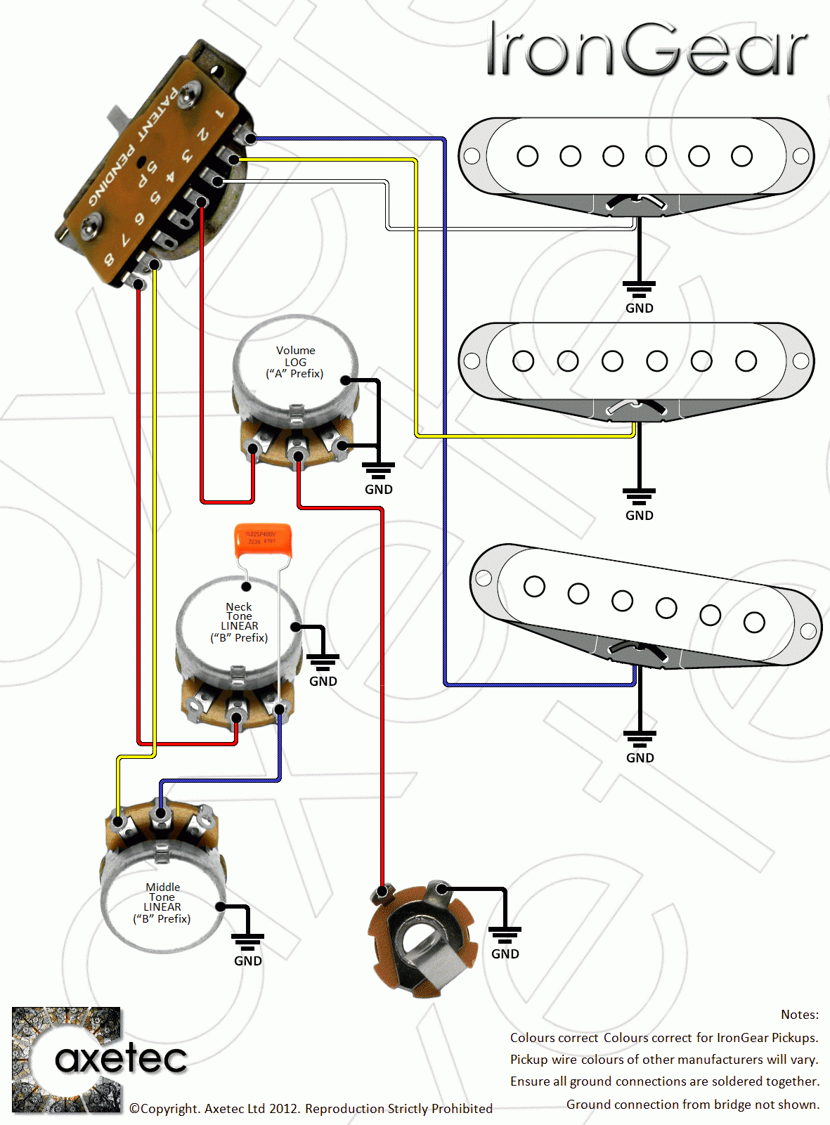 Guitar Wiring Diagram 5 Way Switch | Manual E-Books - Import 5 Way Switch Wiring Diagram