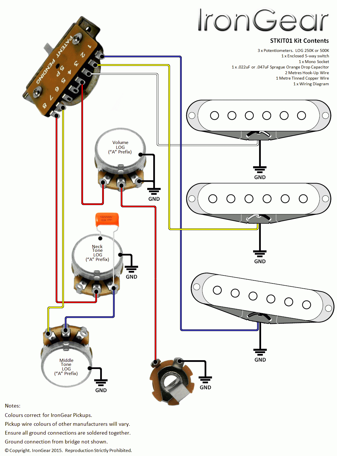Guitar Wiring Kitsaxetec For Strat Within Stratocaster Diagram - Strat Wiring Diagram