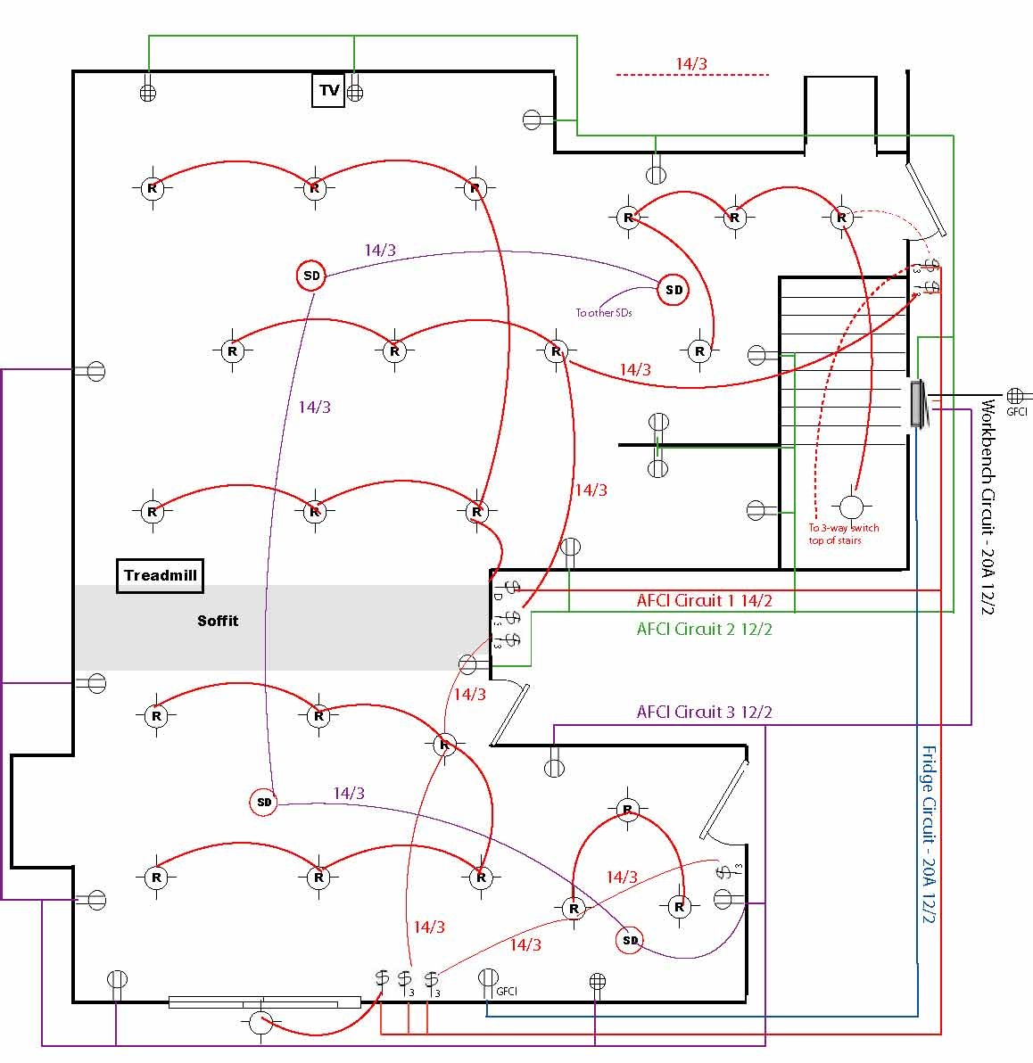 2 Way Electrical Circuit Diagram