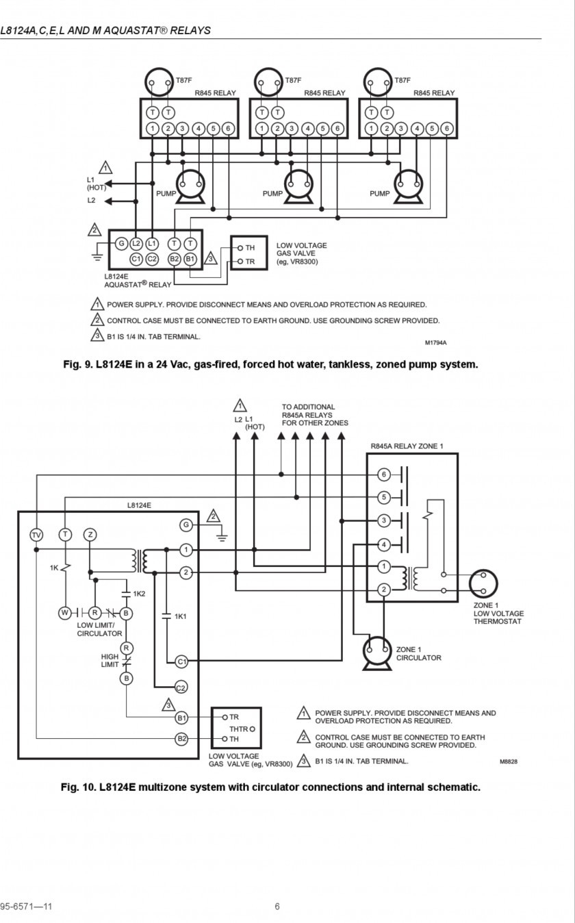Honeywell L6006C 1018 Wiring Diagram | Wiring Diagram - Honeywell Aquastat Wiring Diagram