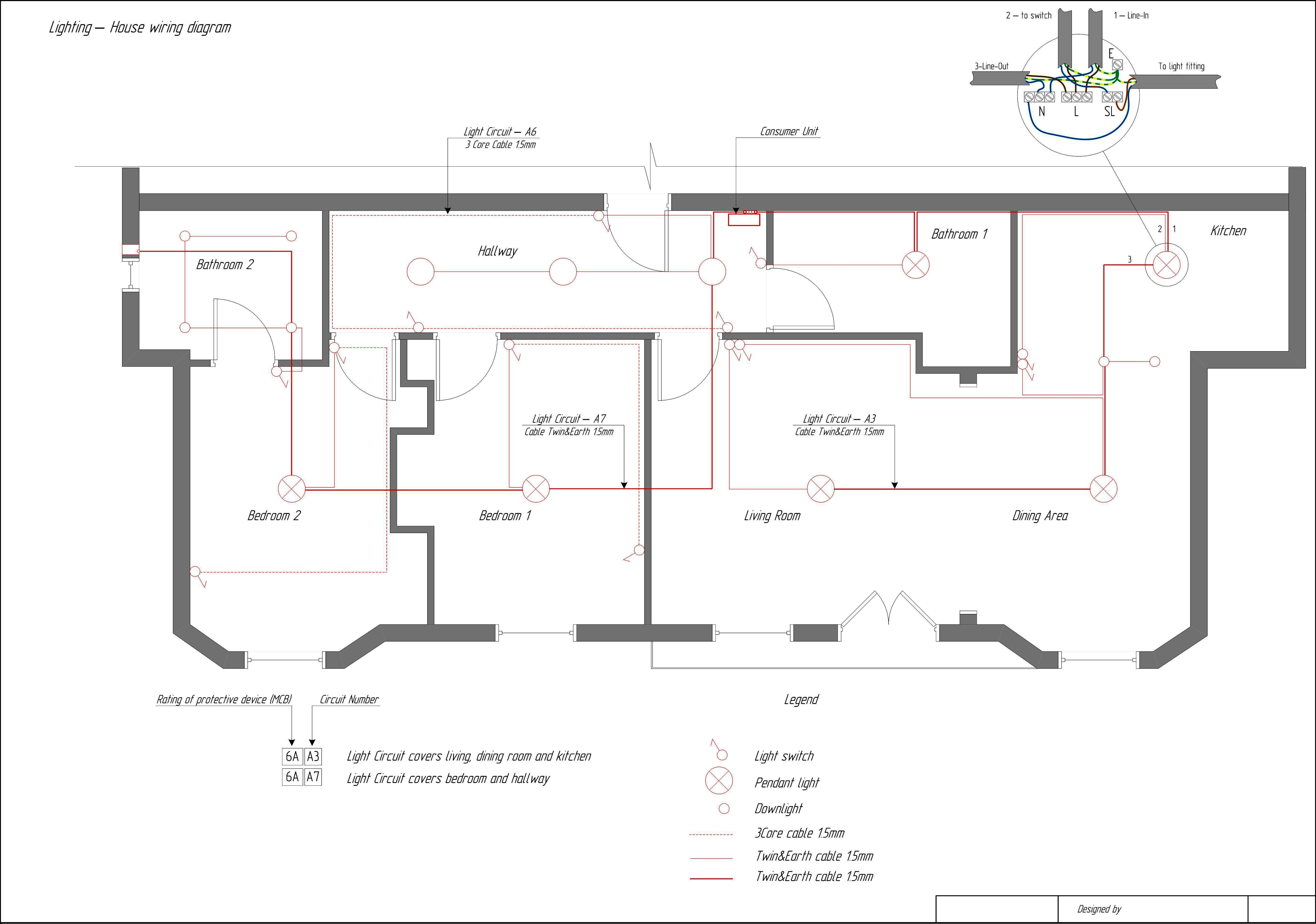 House Electrical Circuit Diagram - Wiring Diagrams Hubs - Home Electrical Wiring Diagram