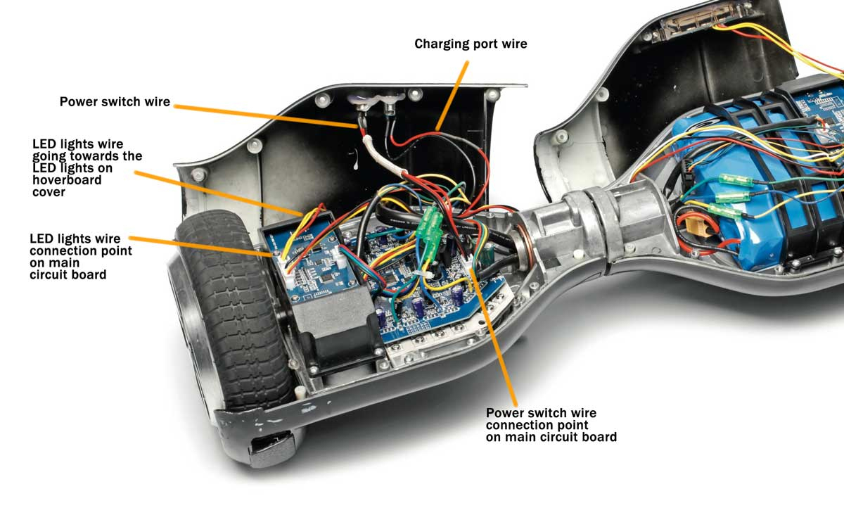 Hoverboard Repair Tutorial For Loose Connections And Recalibration - Hoverboard Wiring Diagram