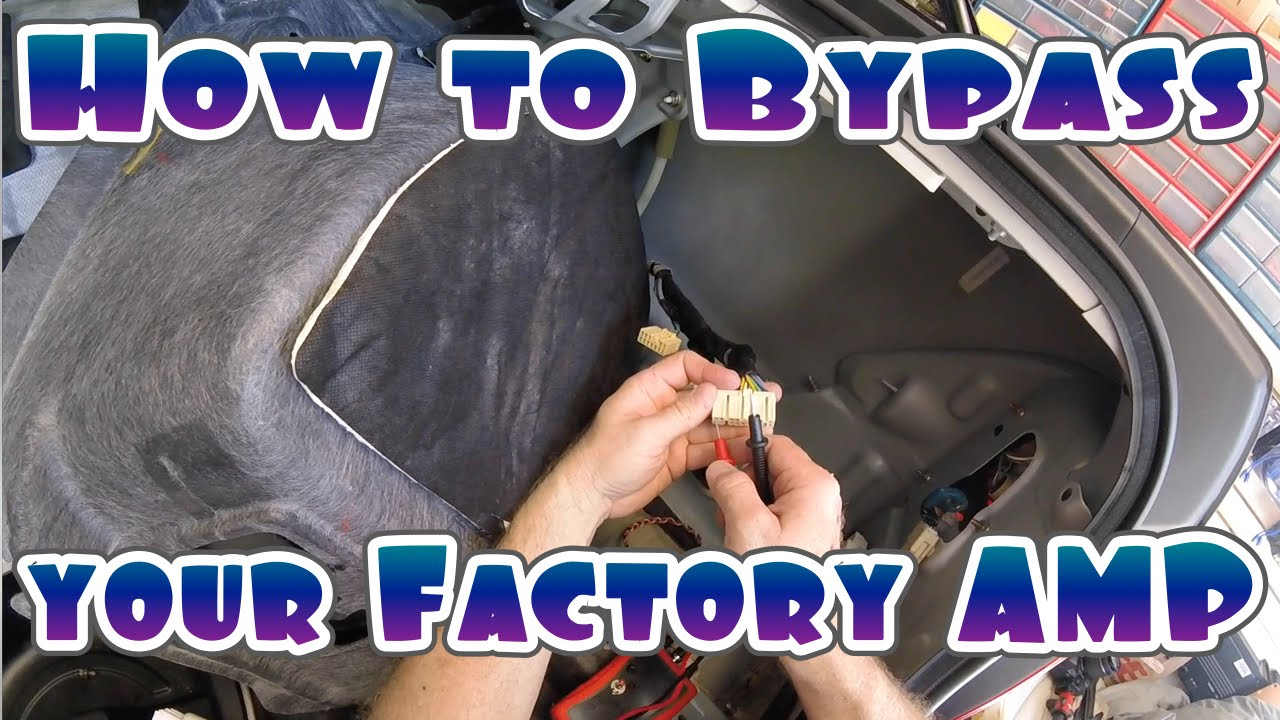 How To Bypass Your Cars Factory Amplifier - Mercury 8 Pin Wiring Harness Diagram