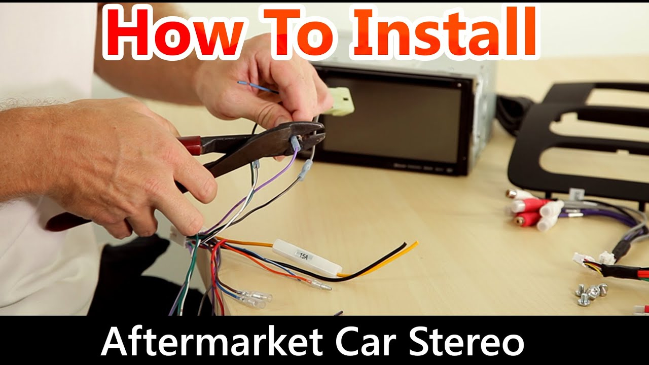 How To Correctly Install An Aftermarket Car Stereo, Wiring Harness - 7010B Stereo Wiring Diagram