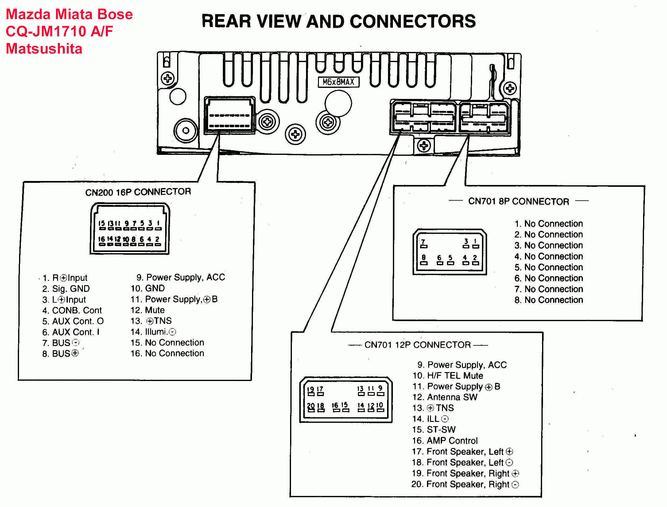 How To Disconnect The Mazda 3 Car Stereo Wiring Harness - Wiring - Car Speaker Wiring Diagram