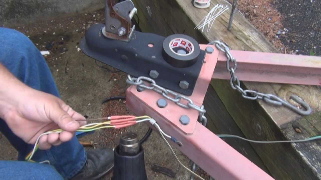 How To Extend And Or Replace A Trailer 4 Pin Connector - Youtube - 4 Way Trailer Plug Wiring Diagram