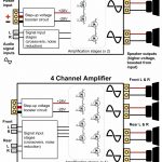 How To Hook Up A 4 Channel Amp To Front And Rear Speakers   4 Channel Amp Wiring Diagram