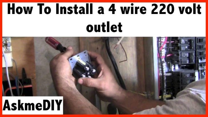 How To Install A 220 Volt 4 Wire Outlet - Askmediy - 4 Wire 220 Volt