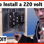 How To Install A 220 Volt Outlet.   Youtube   220 To 110 Wiring Diagram