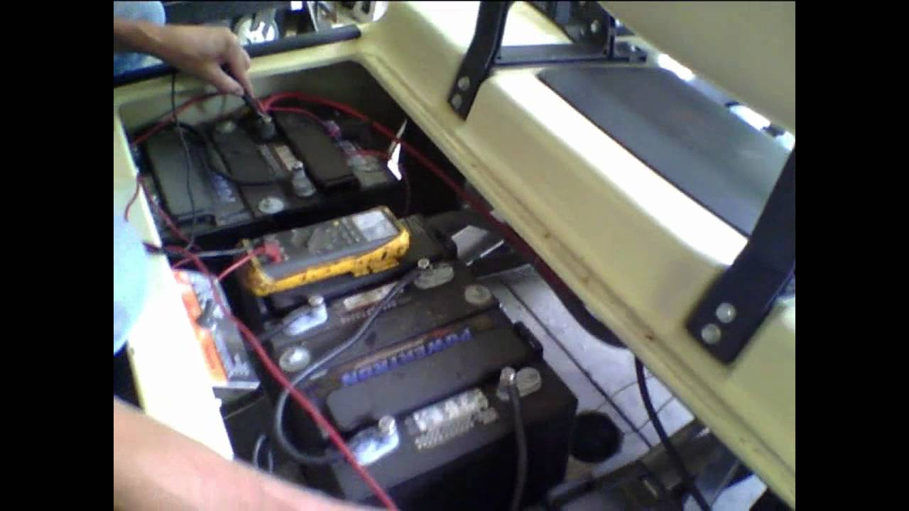 How To Install A Battery Meter On A Golf Cart - Youtube - Golf Cart Battery Meter Wiring Diagram