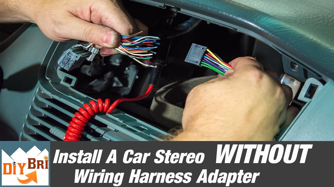 How To Install A Radio Without A Wiring Harness Adapter - Youtube - 2004 Pontiac Grand Prix Radio Wiring Diagram