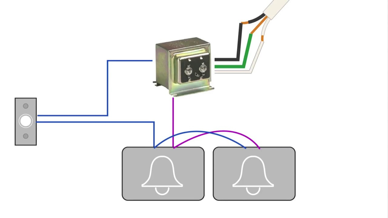 How To Install A Second Doorbell Chime Wiring Diagram - Youtube - Door Bell Wiring Diagram