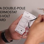 How To Install: Wall Thermostat , Double Pole On 240V Baseboard   240 Volt Baseboard Heater Wiring Diagram