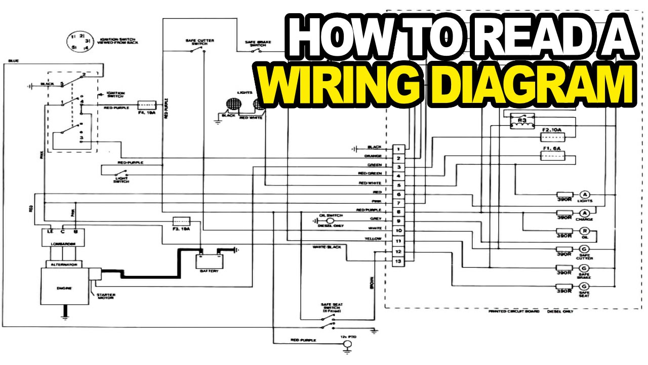 How To: Read An Electrical Wiring Diagram - Youtube - How To Read A Wiring Diagram
