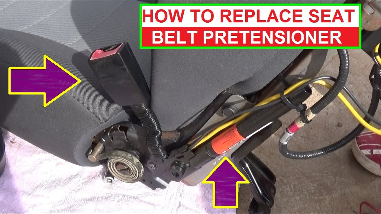How To Remove And Replace Seat Belt Pretensioner. Demonstrated On Ford  Escape / Mercury Mariner - Mercury 8 Pin Wiring Harness Diagram