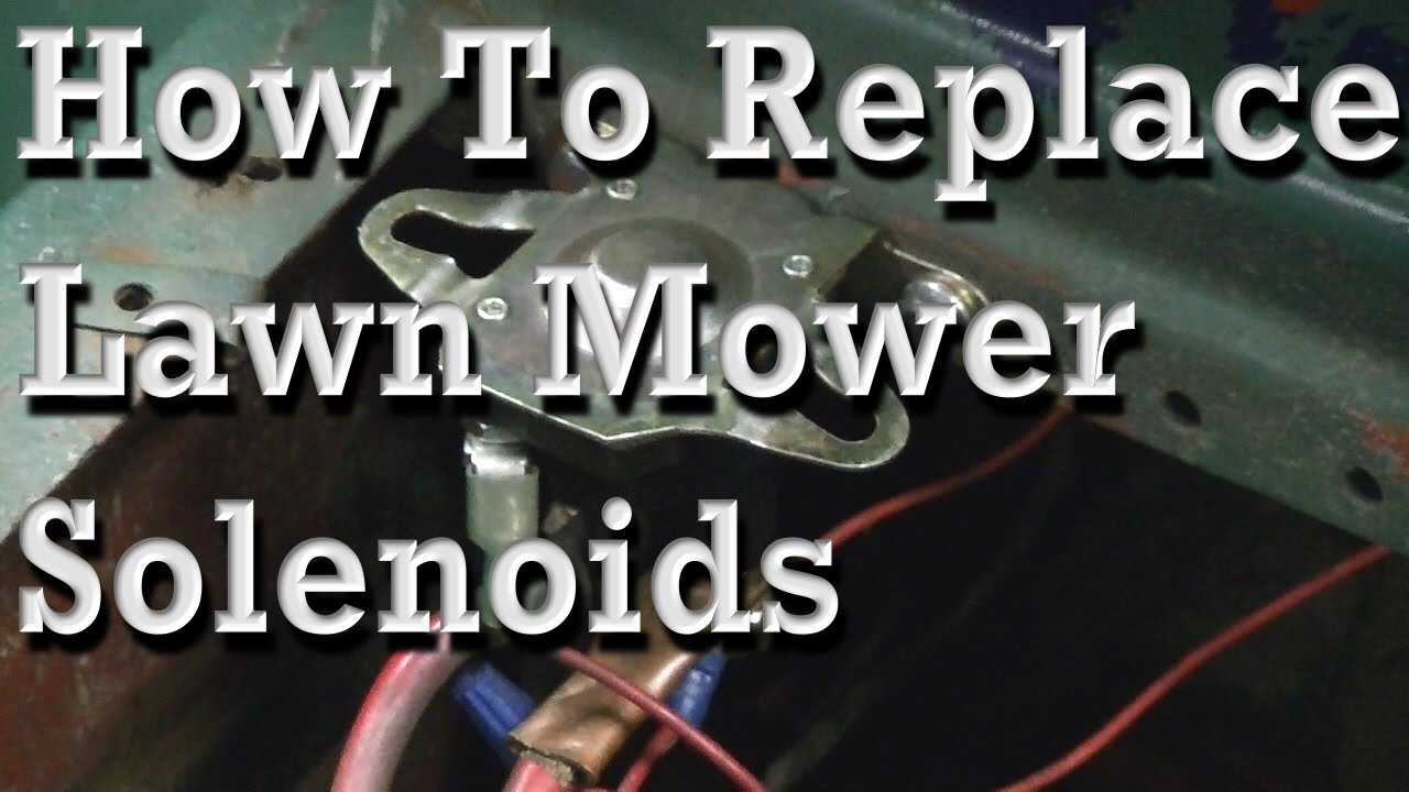 How To Replace Lawn Mower Solenoids, With Wiring Diagram - Youtube - 3 Pole Starter Solenoid Wiring Diagram