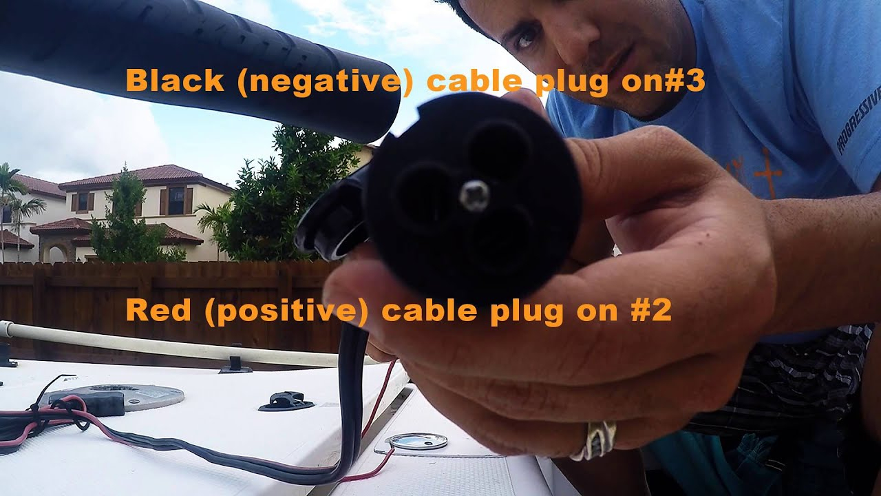 How To Replace Trolling Motor Receptacle - Youtube - Minn Kota Trolling Motor Plug And Receptacle Wiring Diagram