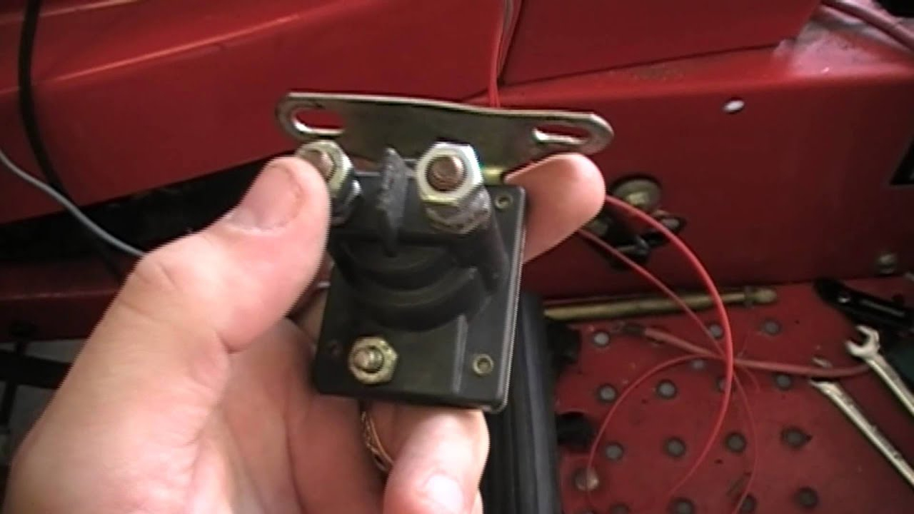 How To Rewire A Riding Lawn Mower Super Easy - Youtube - Briggs And Stratton Starter Solenoid Wiring Diagram
