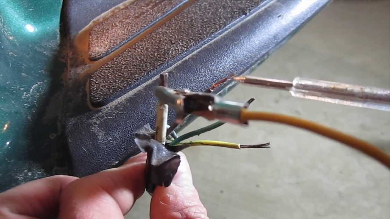 How To Test And Wire Trailer Lights Using A Hopkins 4 Flat Connector - 4 Prong Trailer Wiring Diagram