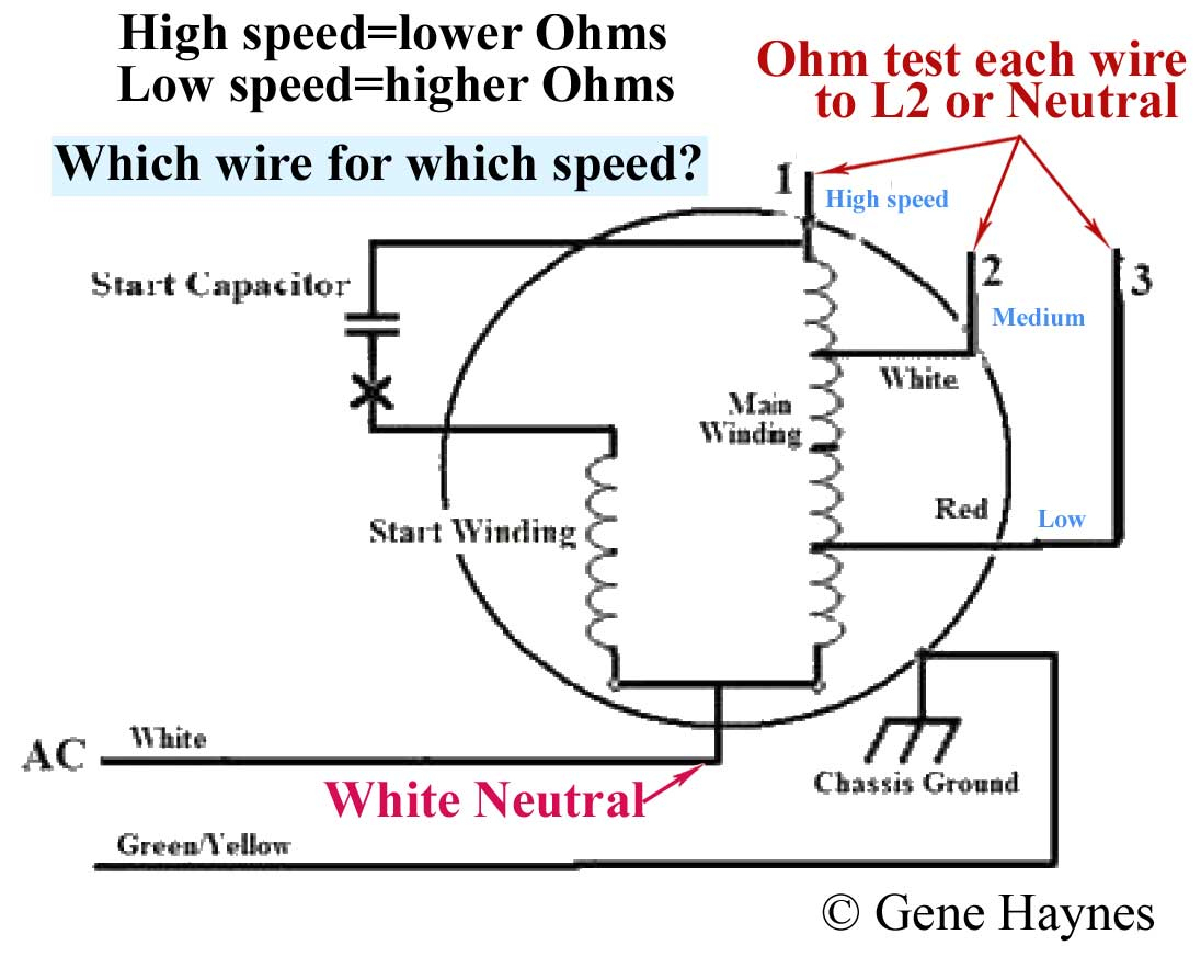 How To Wire 3-Speed Fan Switch - 3 Speed Fan Wiring Diagram