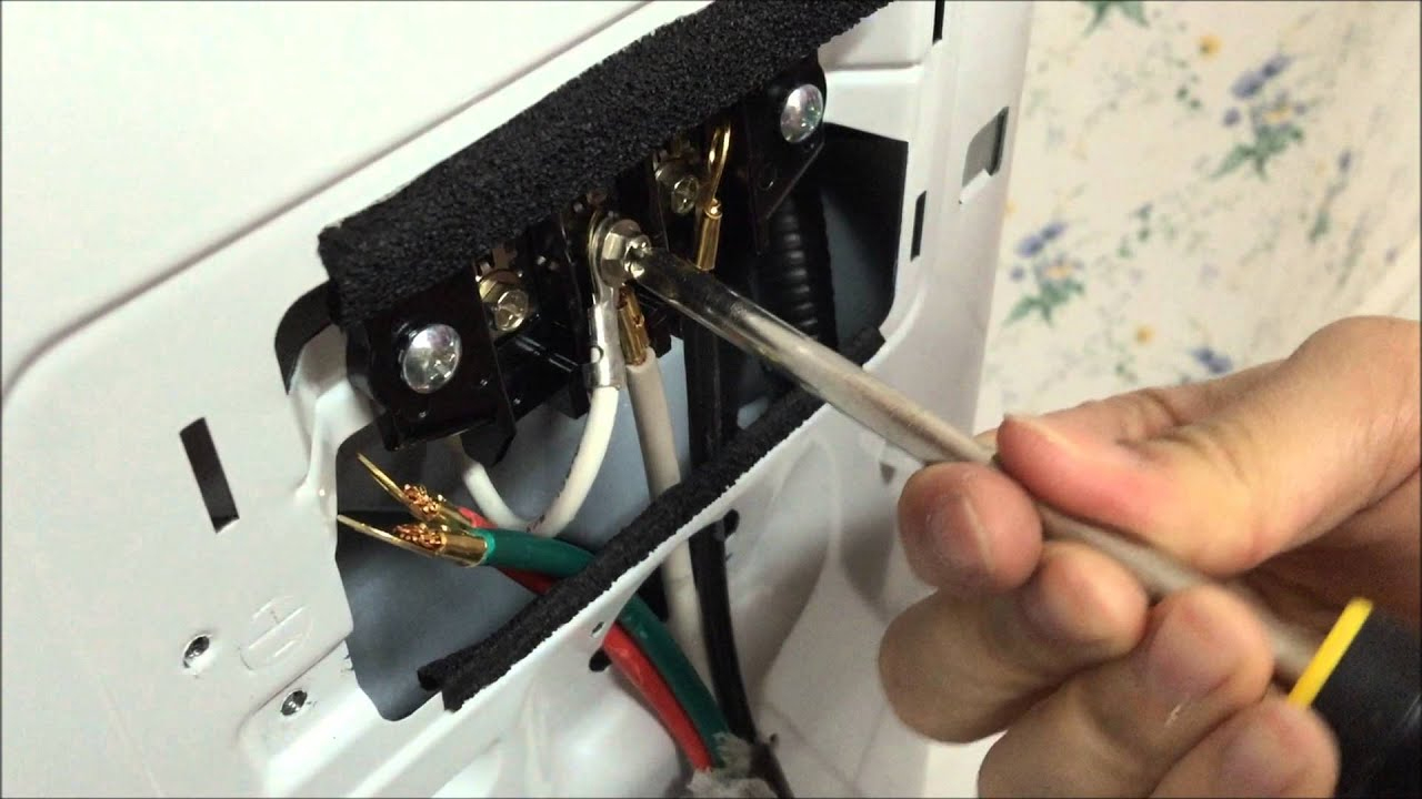 How To Wire A 4-Wire Cord Dryer - Youtube - Samsung Dryer Wiring Diagram
