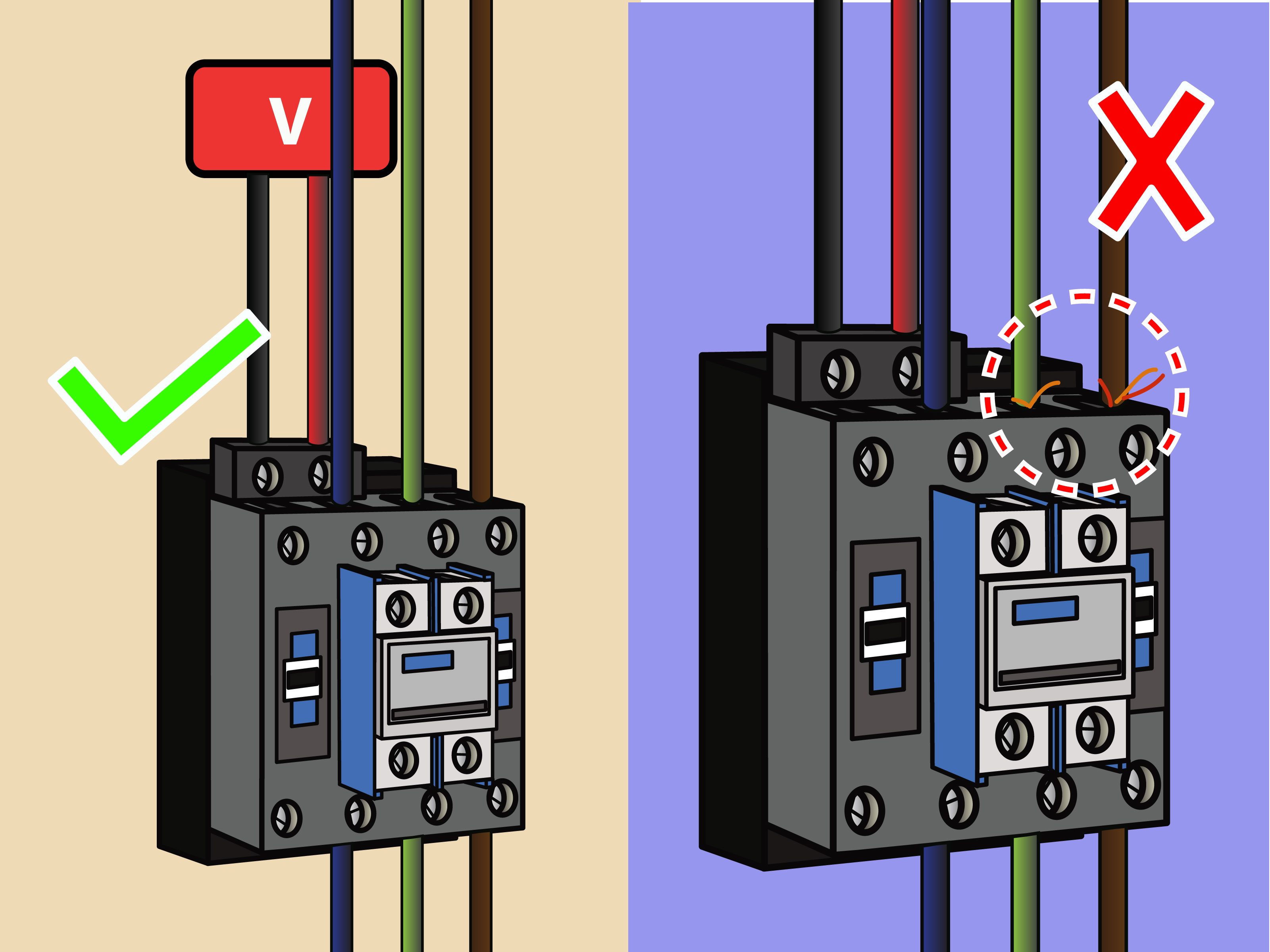 how-to-wire-a-contactor-8-steps-with-pictures-wikihow-240-volt