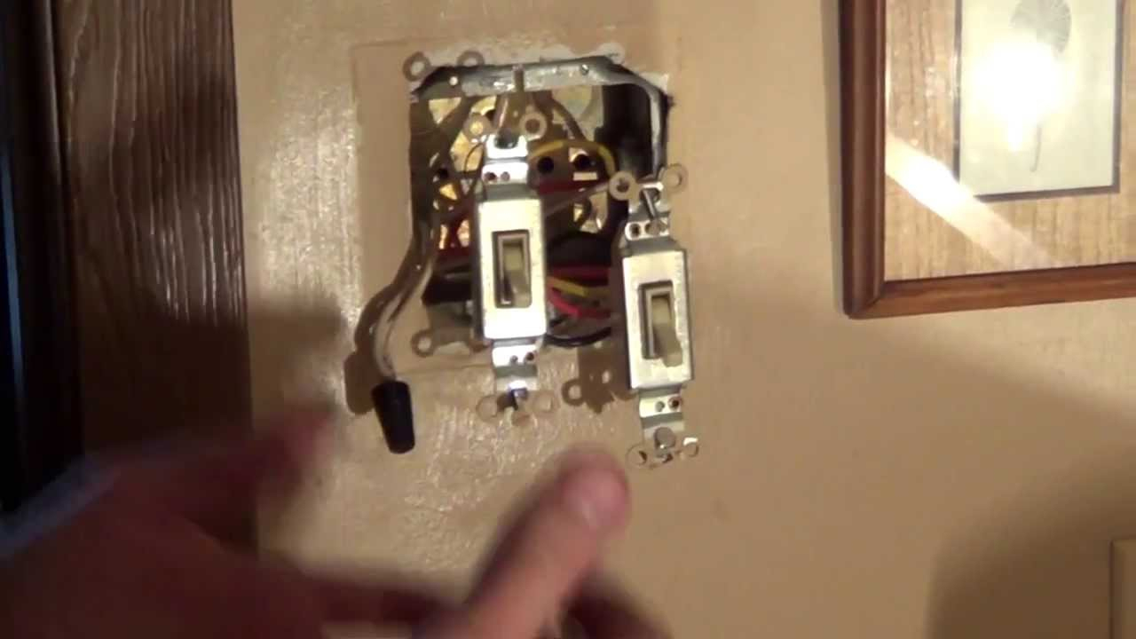 How To Wire A Double Switch - Light Switch Wiring - Conduit - Youtube - Dual Light Switch Wiring Diagram