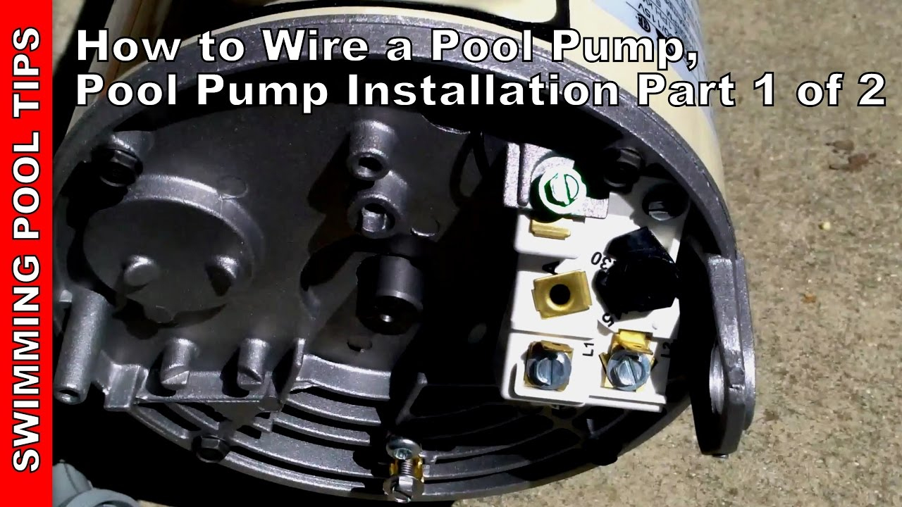 How To Wire A Pool Pump, Pool Pump Installation Part 1 Of 2 - Youtube - Pool Pump Wiring Diagram